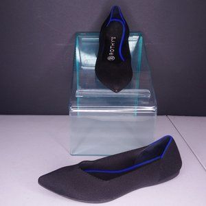 Rothy's The Point Flat Shoes Sz 8 Black